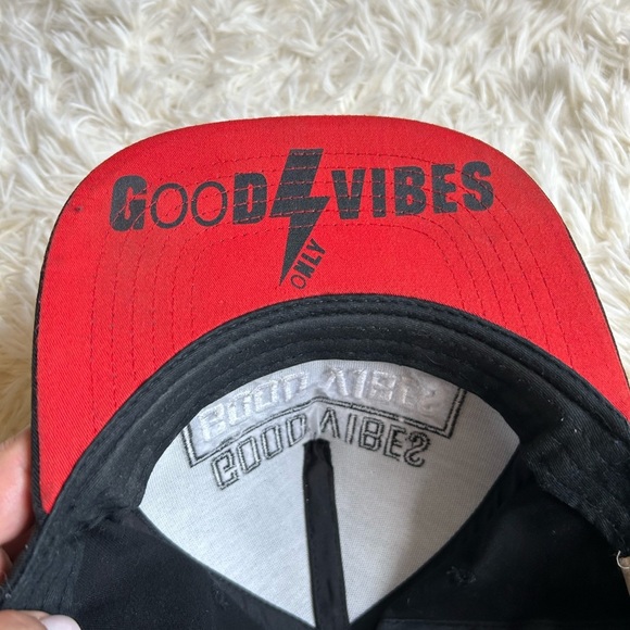 Wynn Headwear‎ embroidered Good Vibes black hat - Picture 6 of 6